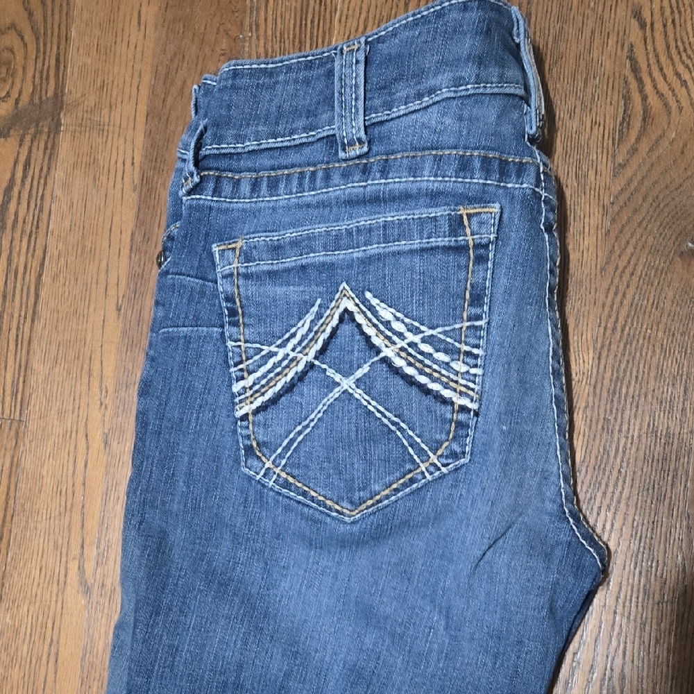 Ariat Women's Blue Boot Cut Jeans - Picture 3 of 5